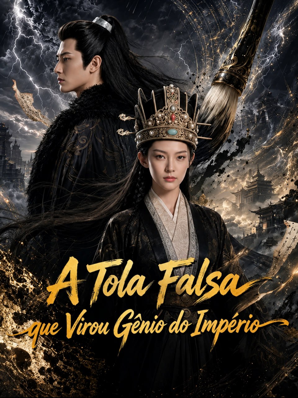 Capa de A TOLA FALSA QUE VIROU GÊNIO DO IMPÉRIO