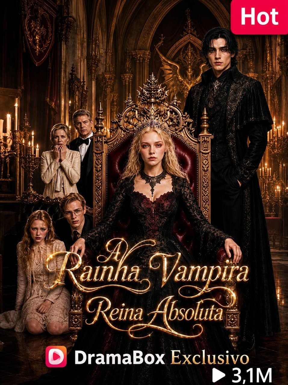 Capa de A RAINHA VAMPIRA REINA ABSOLUTA