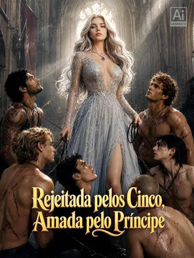 Capa de REJEITADA PELOS CINCO AMADA PELO PRÍNCIPE IA