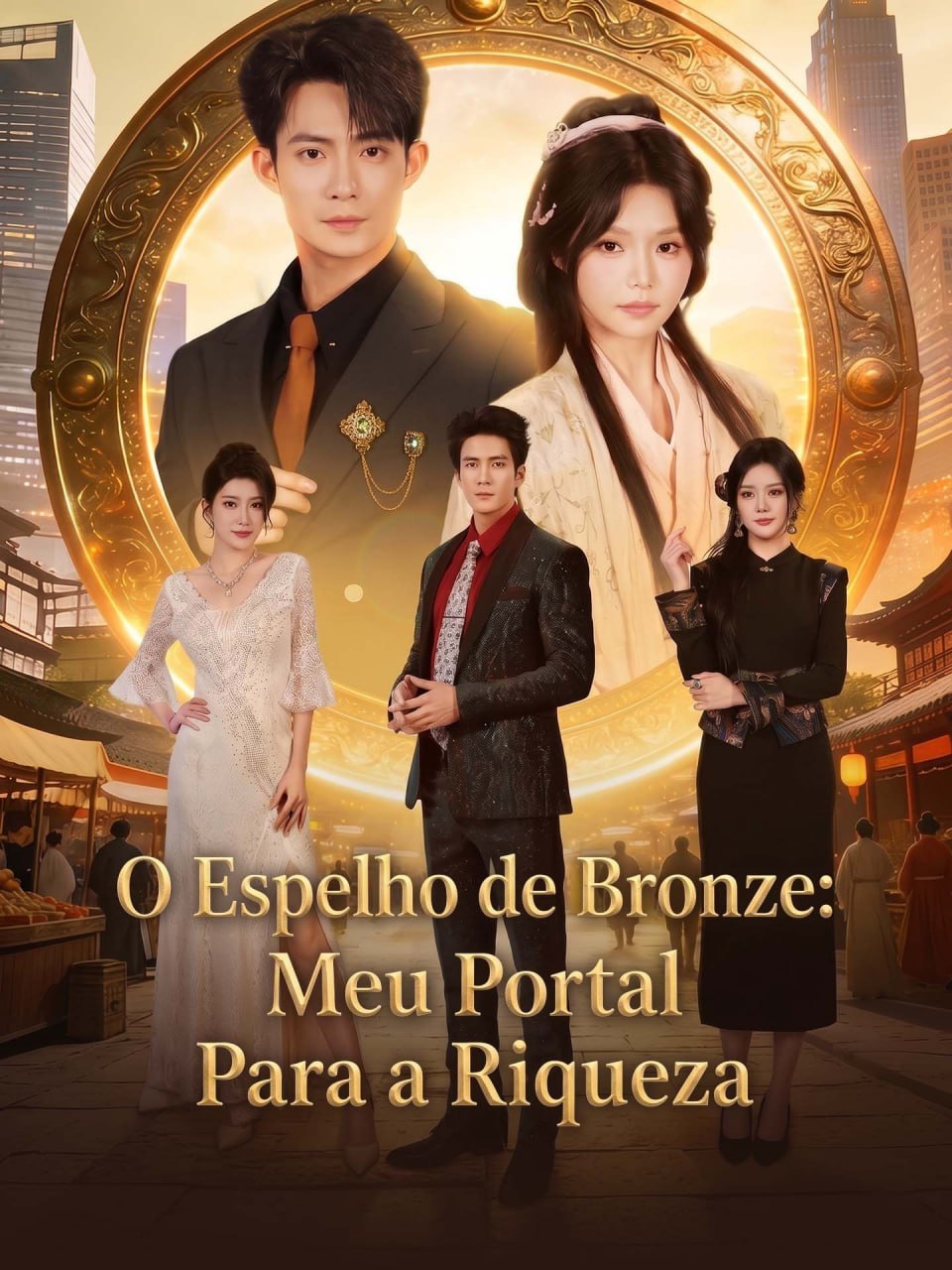 Capa de O ESPELHO DE BRONZE MEU PORTAL PARA A RIQUEZA