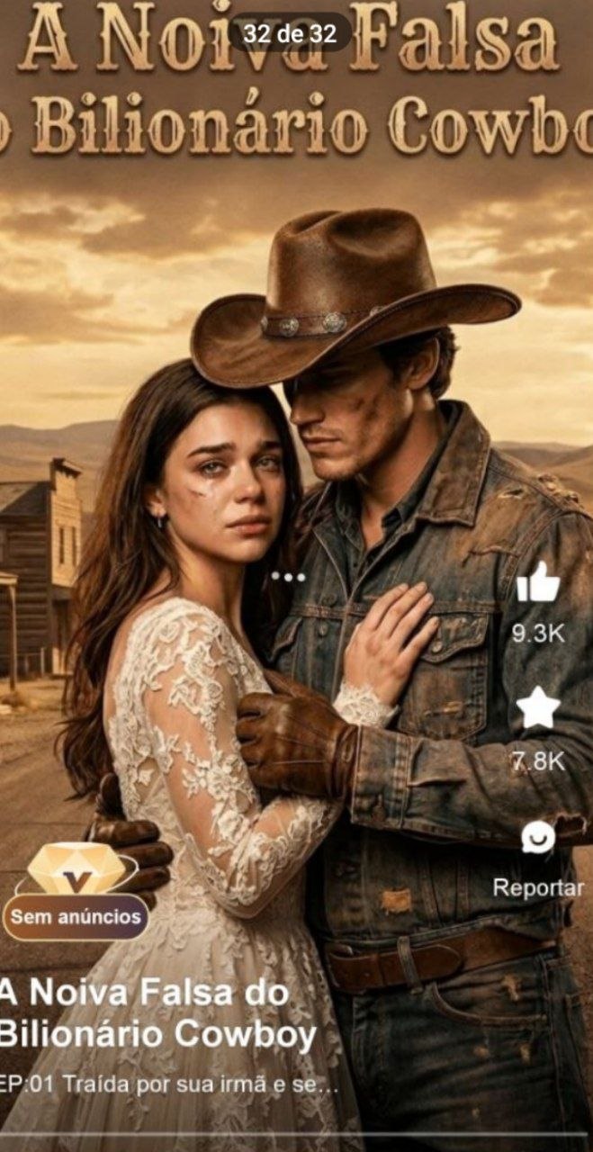 Capa de A NOIVA FALSA DO BILIONÁRIO COWBOY