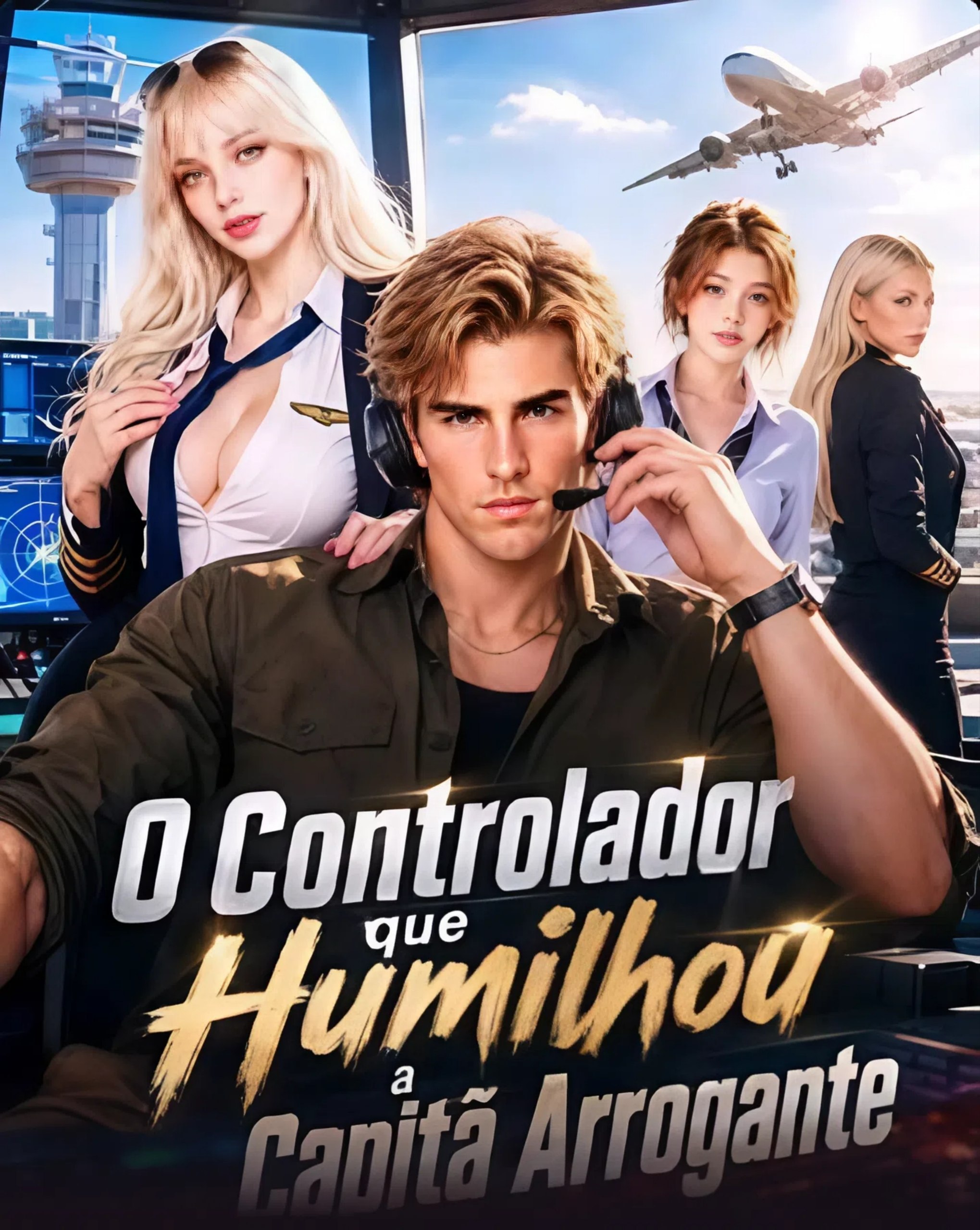Capa de O CONTROLADOR QUE HUMILHOU A CAPITÃ ARROGANTE