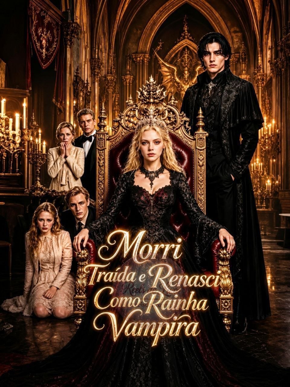 Capa de MORRI TRAÍDA E RENASCI COMO RAINHA VAMPIRA