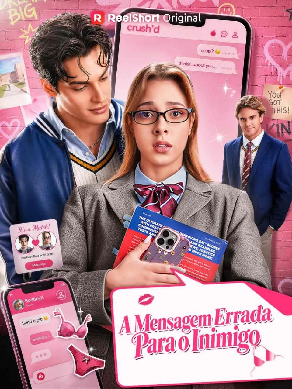 Capa de A MENSAGEM ERRADA PARA O INIMIGO