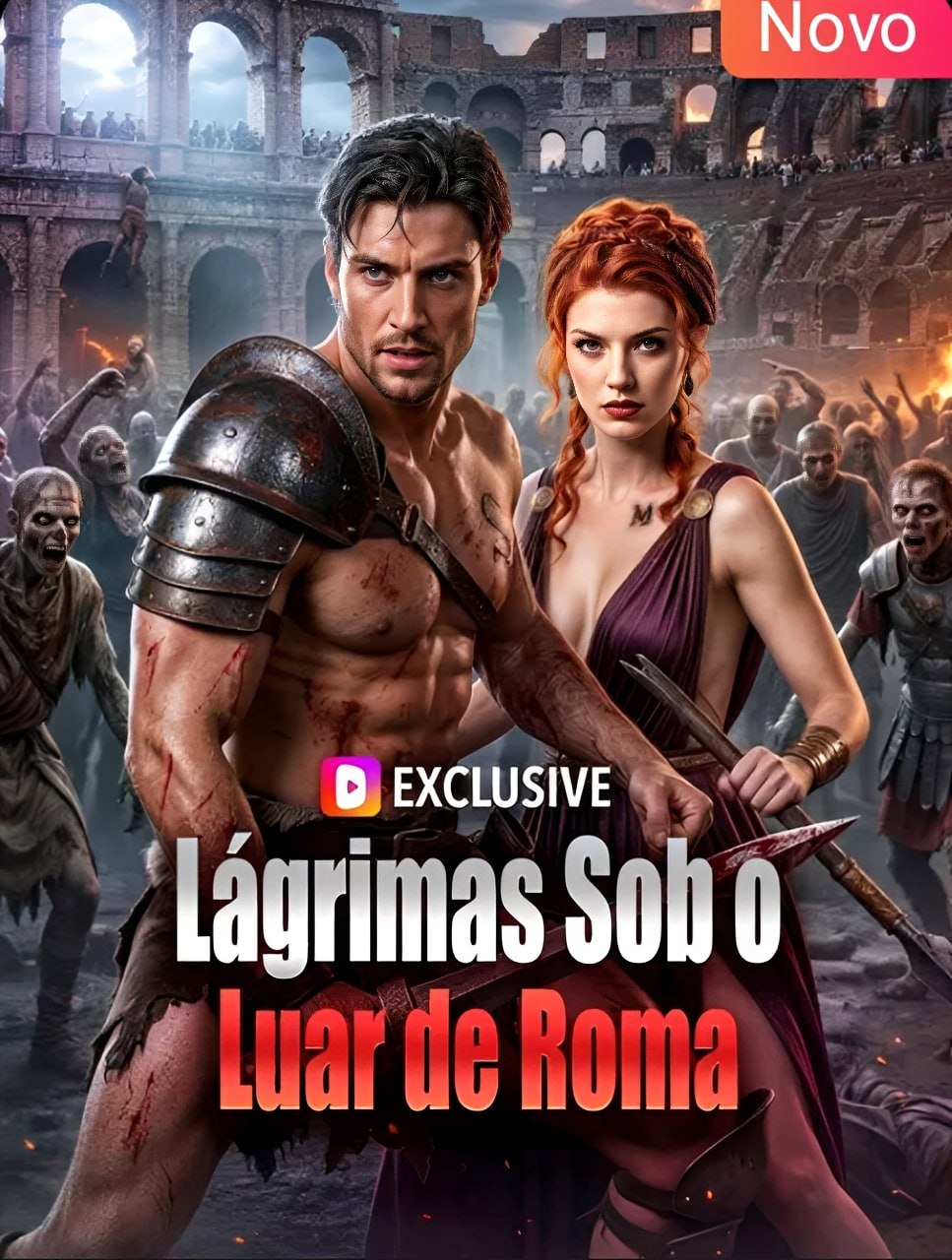 Capa de LÁGRIMAS SOB O LUAR DE ROMA