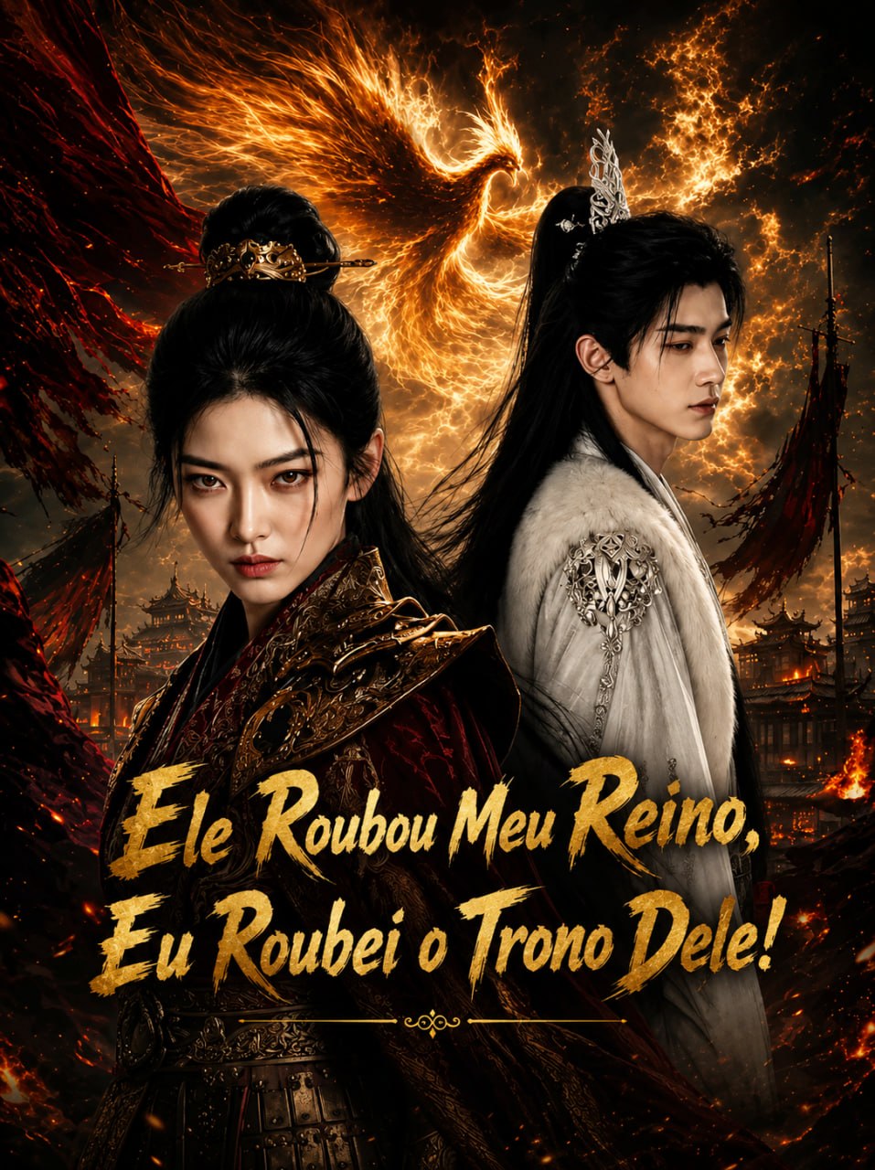 Capa de ELE ROUBOU MEU REINO, EU ROUBEI O TRONO DELE