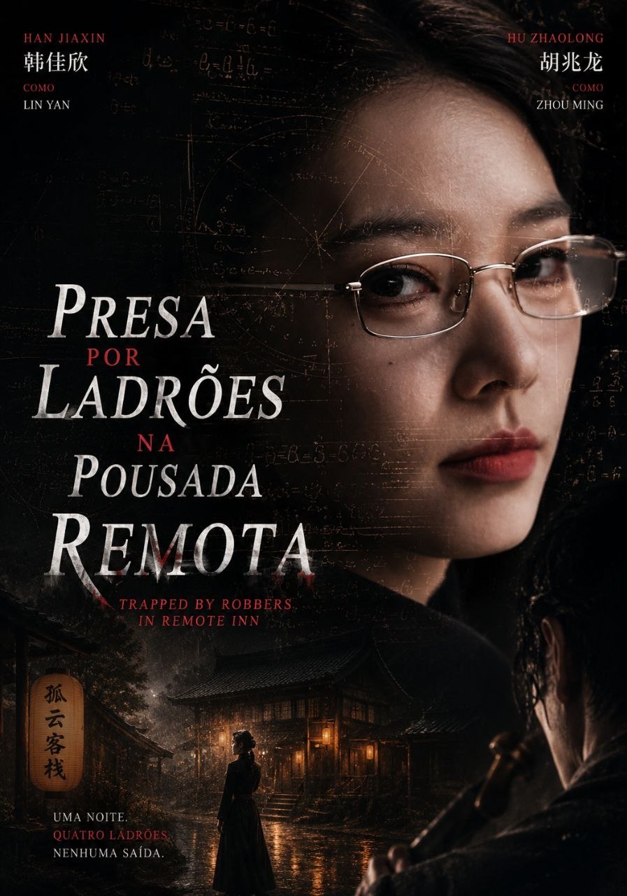Capa de PRESA POR LADRÕES NA POUSADA REMOTA
