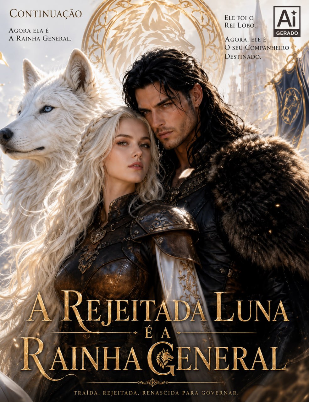 Capa de A RENEGADA LUNA É A RAINHA ALFA