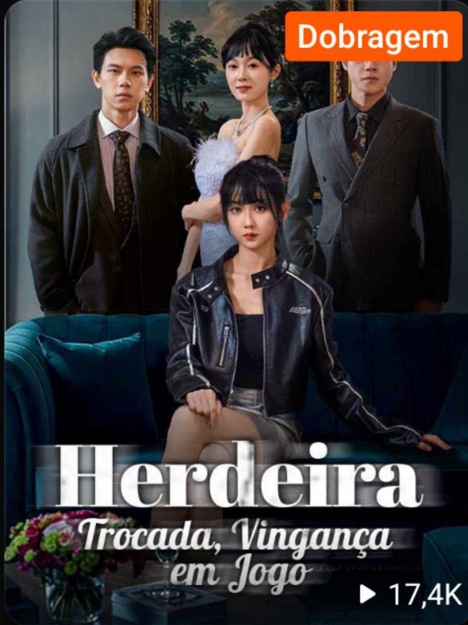 Capa de HERDEIRA TROCADA VINGANÇA EM JOGO