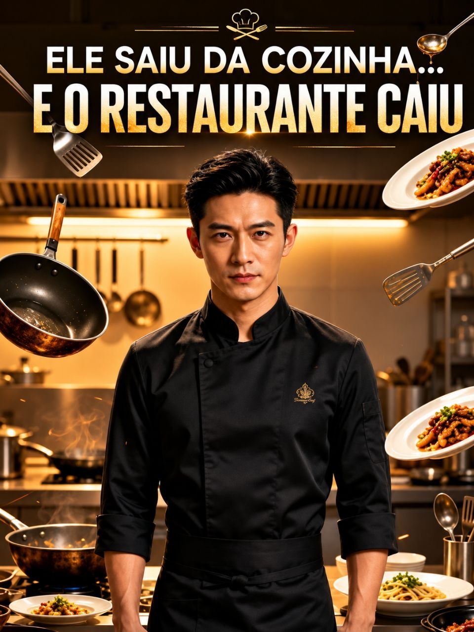 Capa de ELE SAIU DA COZINHA E O RESTAURANTE CAIU