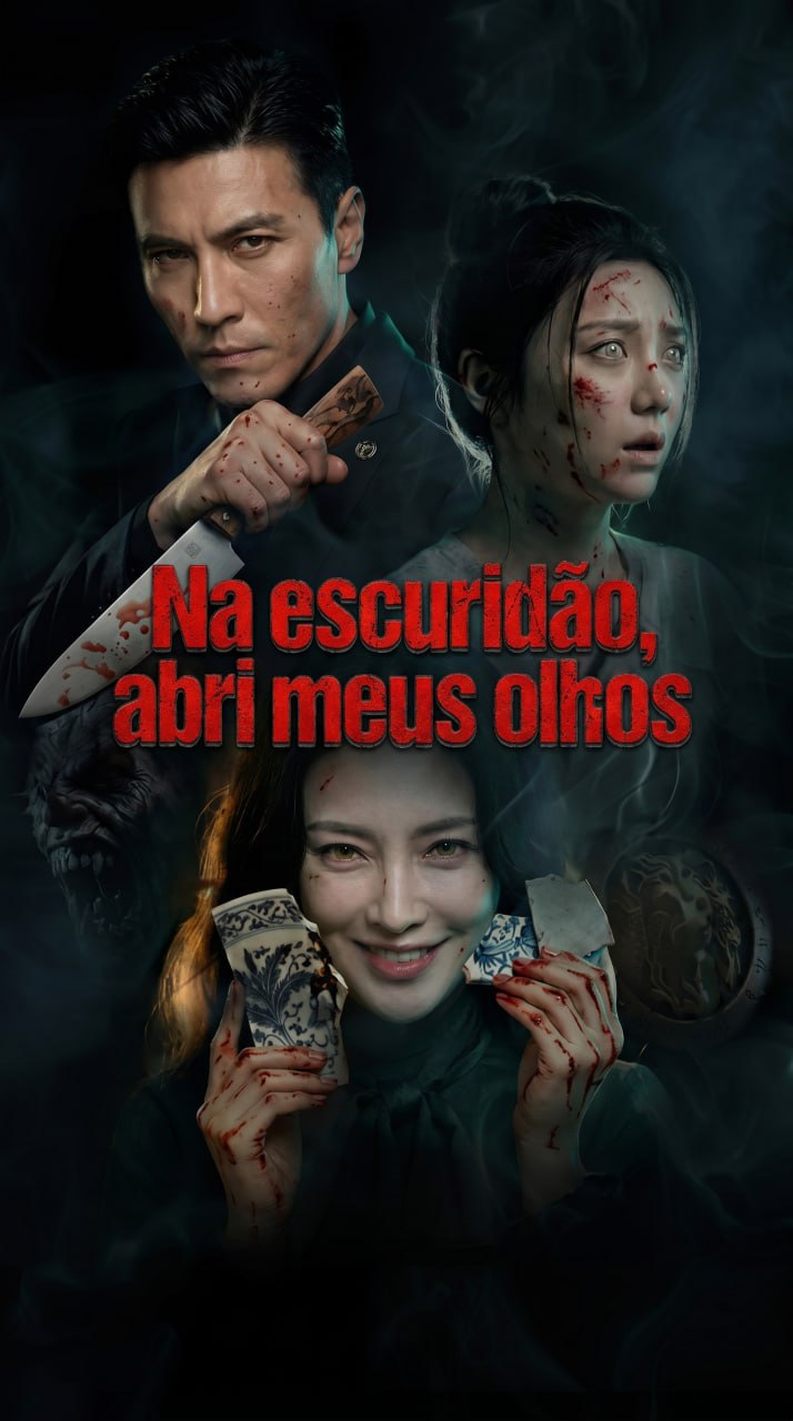 Capa de Na escuridão, abri meus olhos