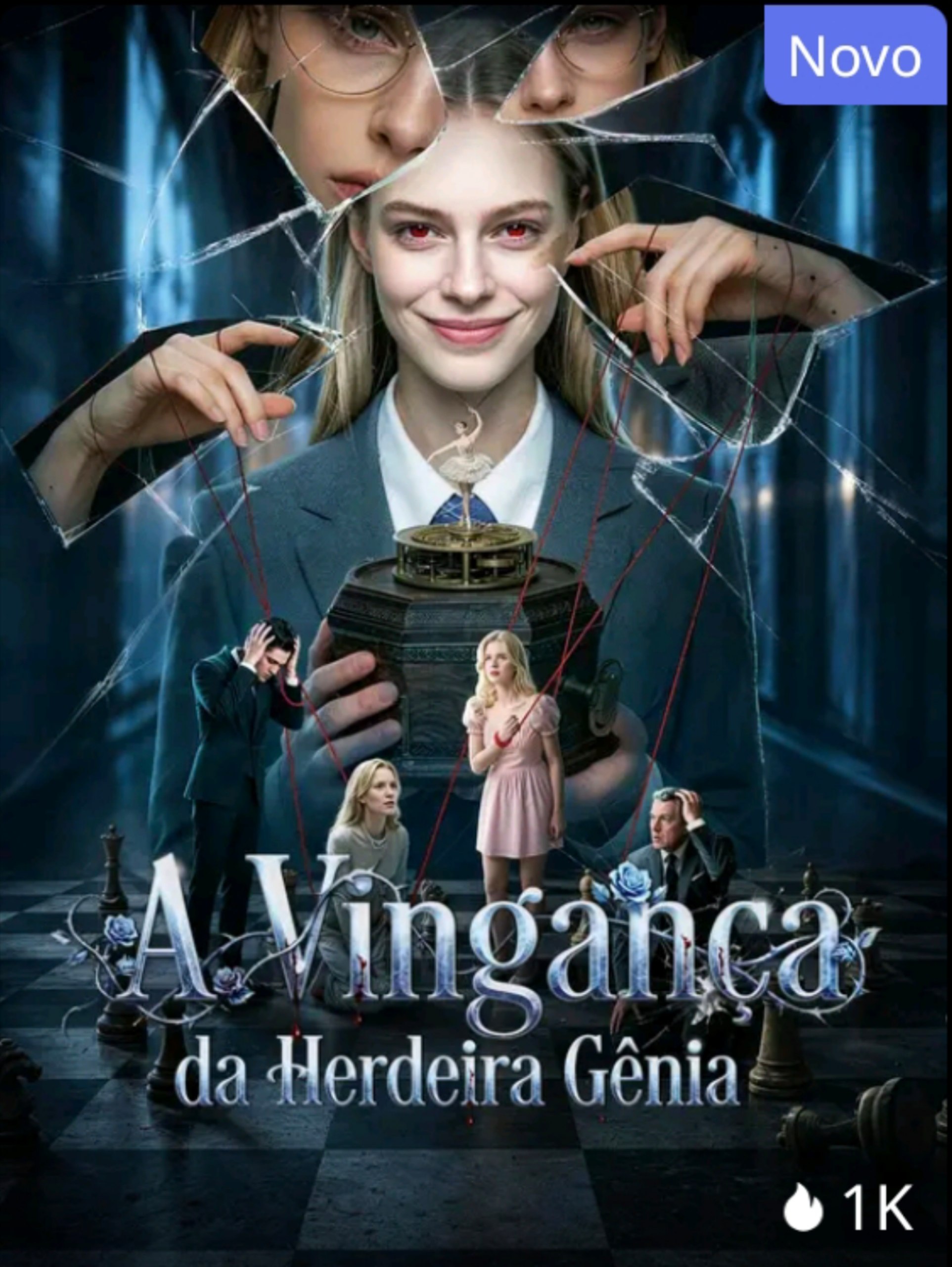 Capa de A VINGANÇA DA HERDEIRA GÊNIA
