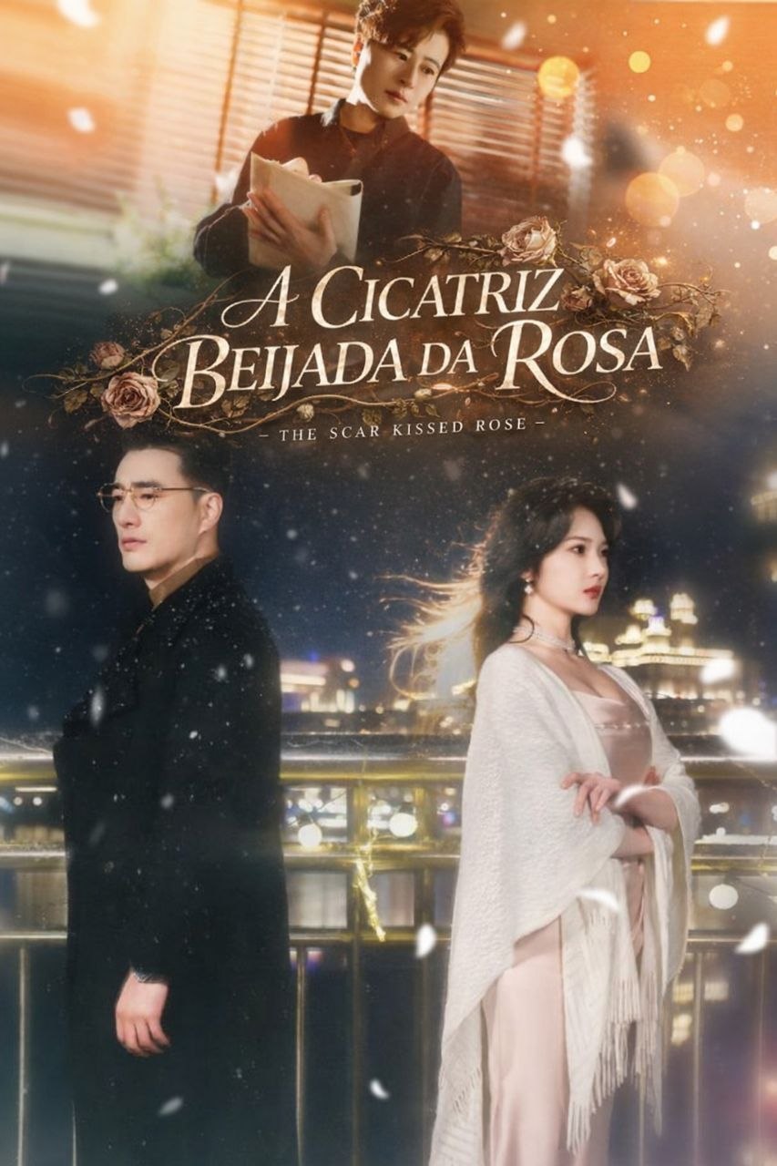 Capa de A cicatriz beijada da Rosa